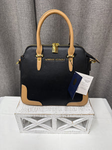 Adrienne Vittadini Dome Satchel with Detachable/Adjustable Strap